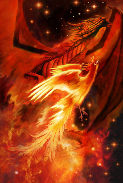 dragon et phoenix
